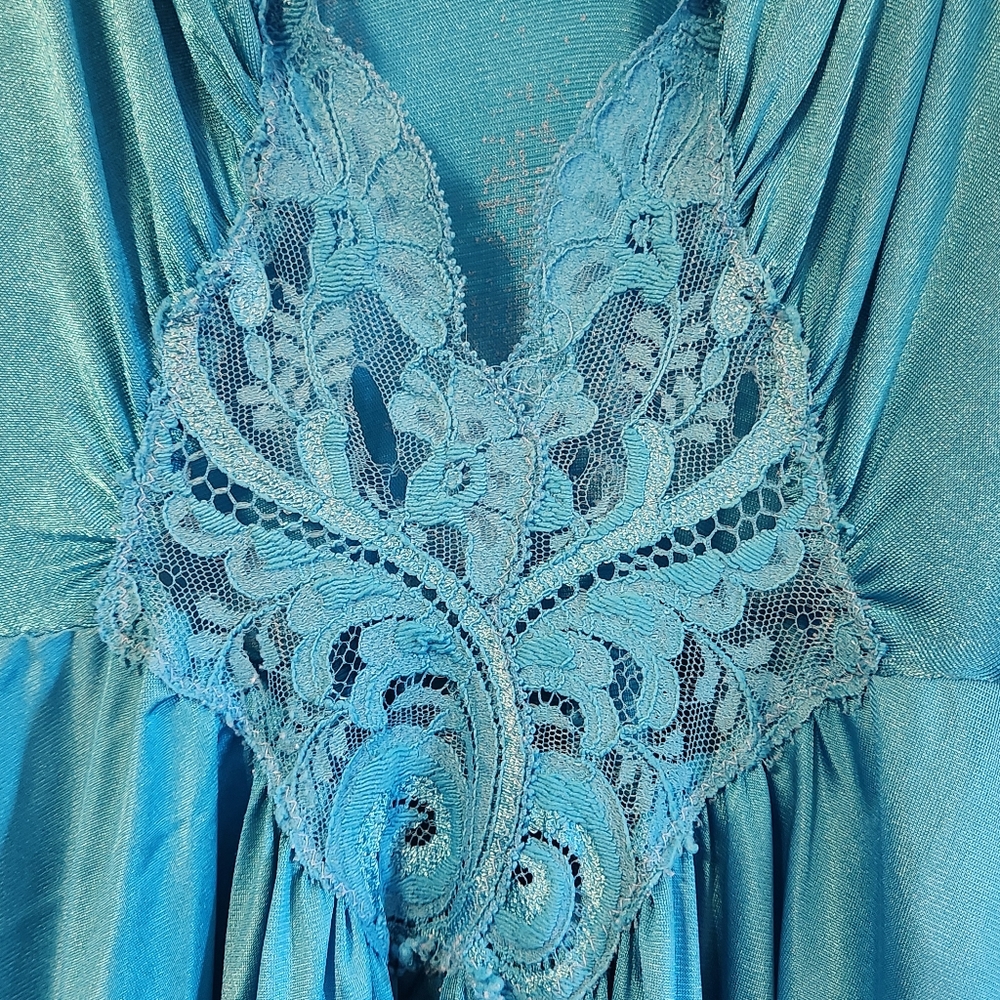 Blue Nightgown Olga Peignoir